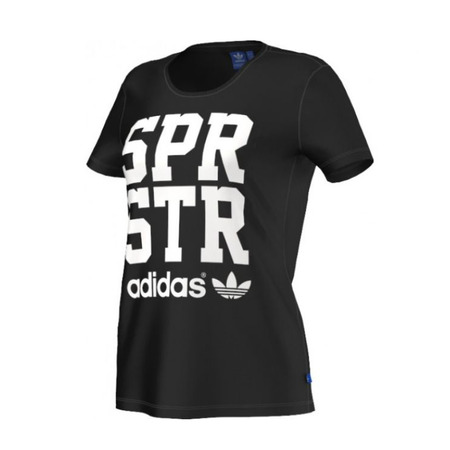 Adidas Originals Camiseta Femme Big Letter Superstar