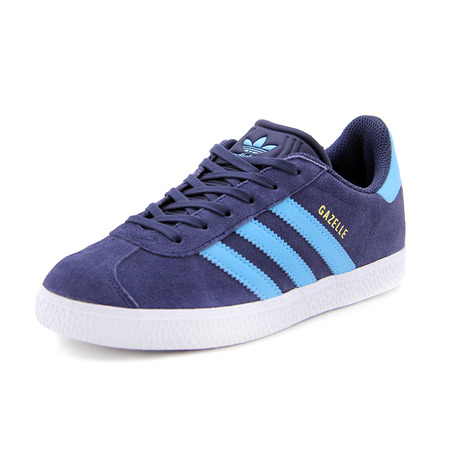 Adidas Originals Gazelle J (Midnight Grey/Bright Cyan/Gold)