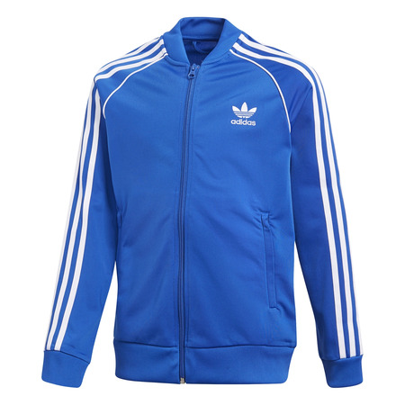 Adidas Originals Junior Superstar Track Top (Blue/ White)