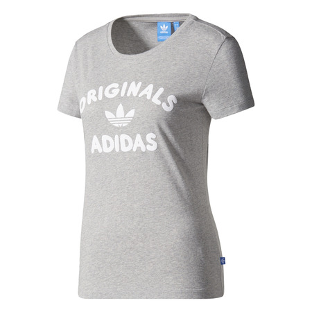 Adidas Originals Logo T-Shirt W (Medium Grey Heather)