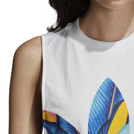 ADIDAS ORIGINALS TANK TOP TREFOIL "TROPICAL PASSINHO" (WHITE)