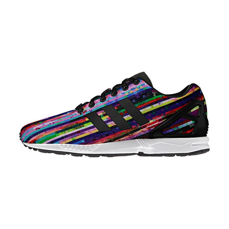 Adidas Originals ZX Flux J "Digital Noise" (core black/white/multicolor)