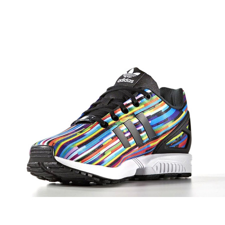 Adidas Originals ZX Flux J "Digital Noise" (core black/white/multicolor)