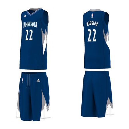 Adidas Pack Andrew Wiggins #22# Minnesota Niño (blue/blanc)