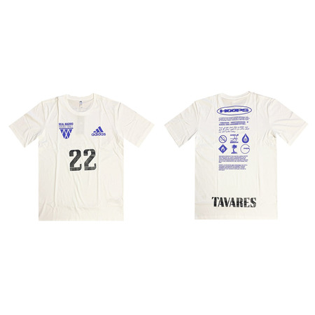 Adidas Real Madrid GFX Tee # 22 TAVARES #