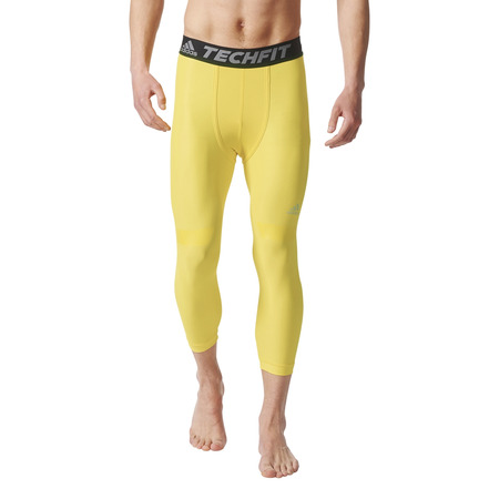 Adidas Techfit Chill 3/4 Tights (Yellow)