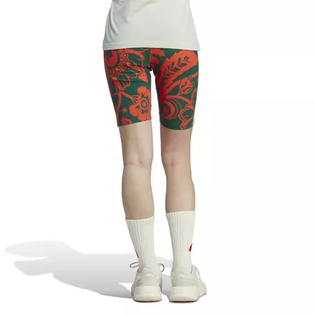 Adidas x Farm Bike Shorts "Collegiate Green"