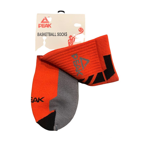 Peak Basketball Socks  "Orange"