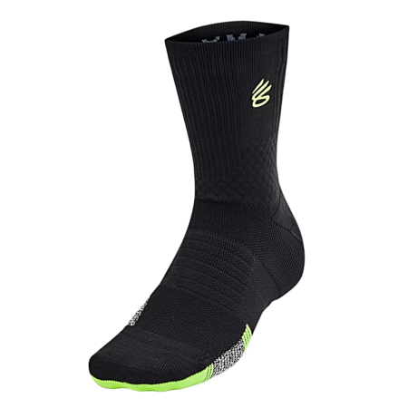 Calcetines Curry UA AD Playmaker Mid "Black Volt"