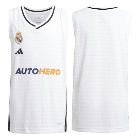 Maillot Junior de Basketball Domicile Real Madrid "Blanc"