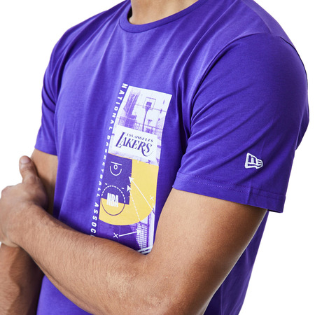 New Era NBA Los Angeles Lakers Print Tee