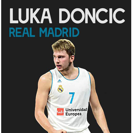 Camiseta Réplica Luka Doncic #7# R. Madrid 2017/18 (1ª Equipación)