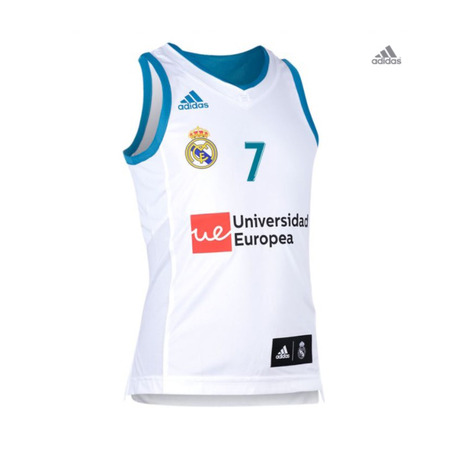 Camiseta Réplica Luka Doncic #7# R. Madrid 2017/18 (1ª Equipación)