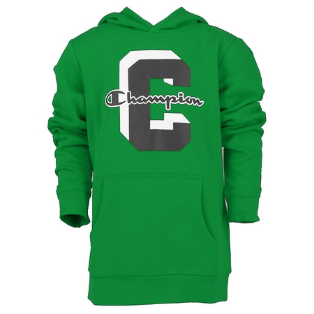 Champion Atlhetic Kids Big Logo Hoodie (Green/Navy)