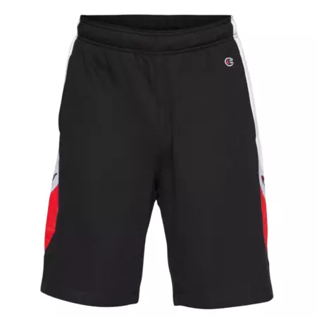 Champion Basketball Inspired Color Block Logo Short "Black"