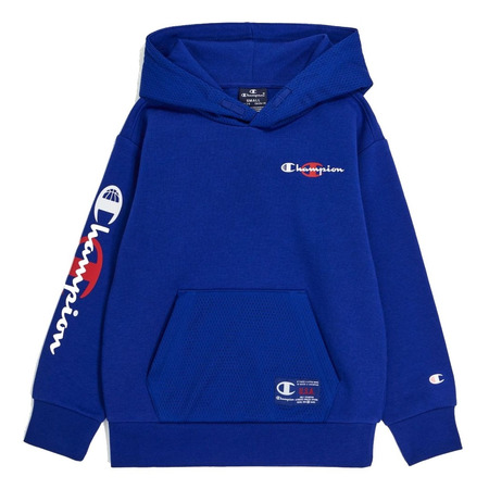 Champion Kids Basketball Logo Fleece Hoodie "Blue"