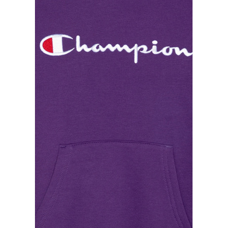 Champion Kids Big Logo Fleece Hoodie "Dark Purple"