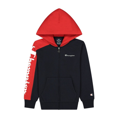 Champion Kids Legacy Hooded Full Zip Swearshirt "Navy"