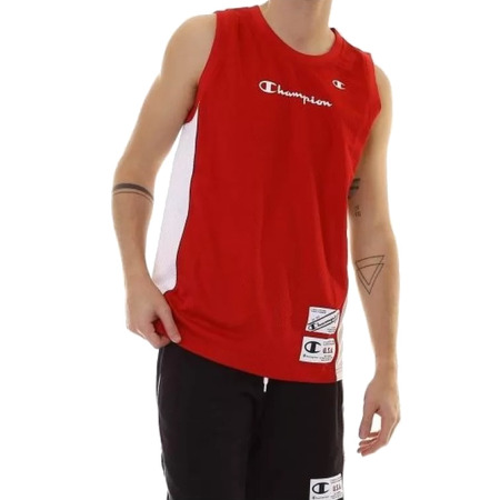 Champion Legacy Basketball Big Logo Tank Top "Red"