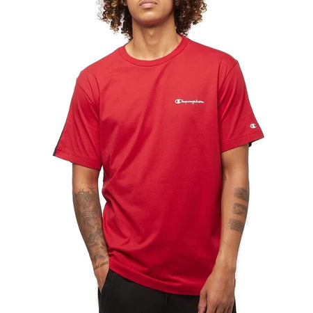 Champion Legacy Colour Block Script Logo Back Tee "Red"