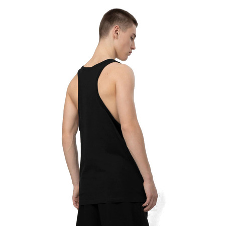 Champion Legacy Contrast Scrip Logo Tank Top "Black"