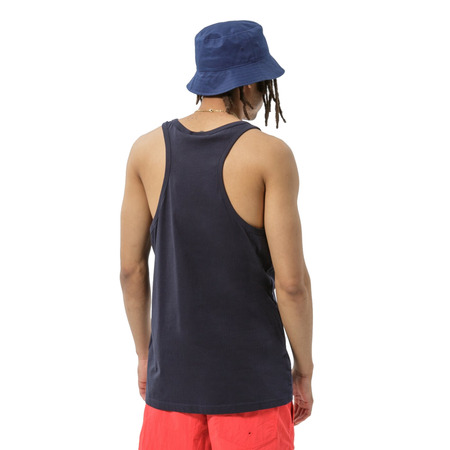 Champion Legacy Contrast Scrip Logo Tank Top "Navy"