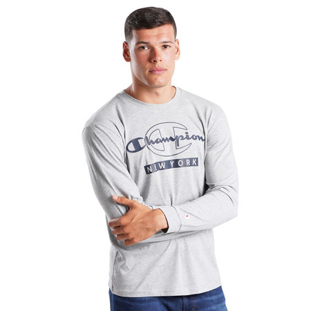 Champion Legacy New York Graphic Print Long-Sleeve T-Shirt "Grey"