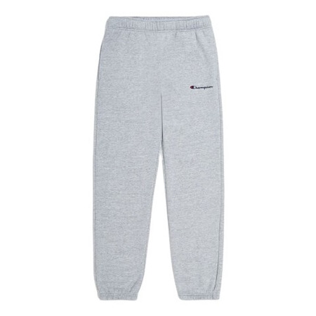 Champion Legacy Slim Fit Scrip Logo Embroidered Elastic Cuff Pants "Gray"