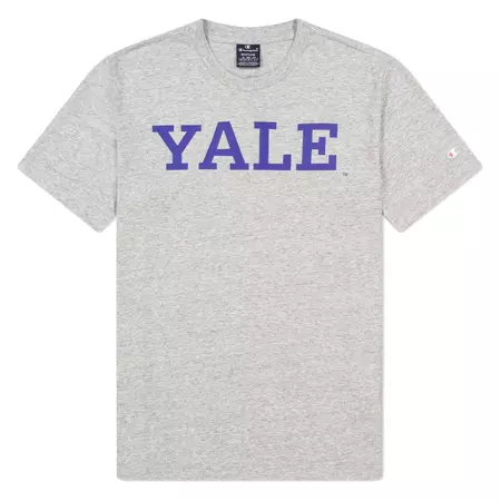 Champion Legacy University Yale Logo Crewneck T-Shirt