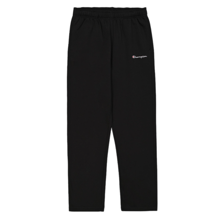 Champion Logo Straight Leg Fleece Joggers "Black"