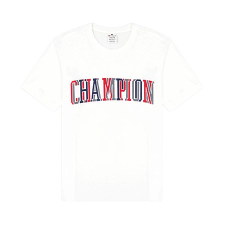 Champion Multicolour Bookstore Cotton T-Shirt "White"