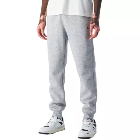 Champion Ribbed Cuffs Fleece Slim Fit Joggers "Light Grey"