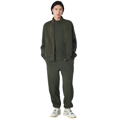 Champion Tonal C Logo Full Zip Knitted Sweatshirt "Military Green"