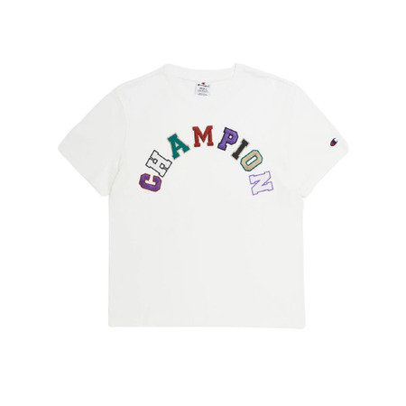 Champion Varsity Logo Cotton T-Shirt "White"