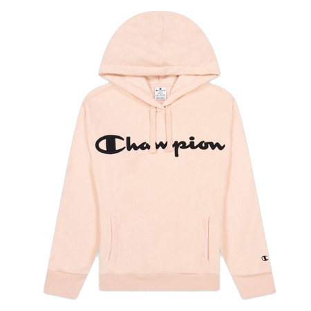 Champion Wn´s Legacy Script Logo Polar Fleece Hoodie "Rose Tane"