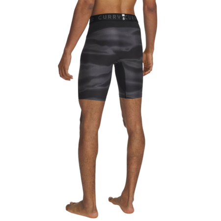 Curry HeatGear® Printed Men's Shorts "Black-Castlerock"