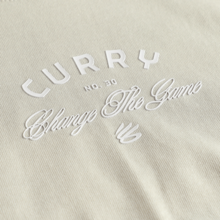 Curry Men's Heavyweight Verbiage T-Shirt "Summit White"