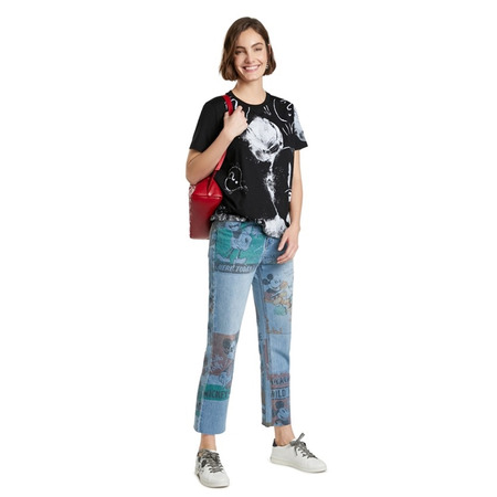 Desigual 100% Algodón Mickey Mouse T-Shirt