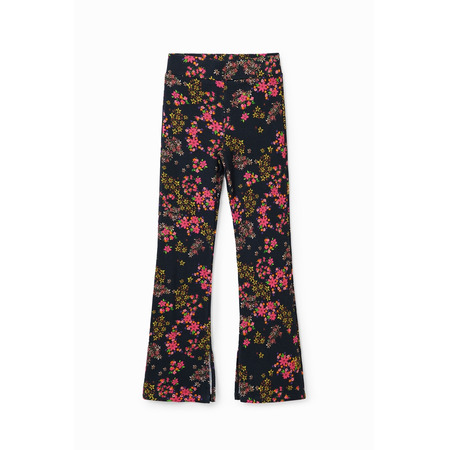 Desigual Girls Floral Flare Leggings "Black"