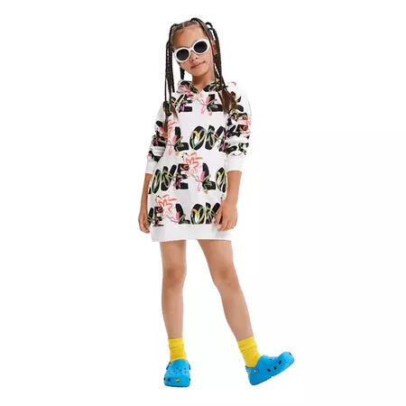 Desigual Girls Love Sweatshirt Dress