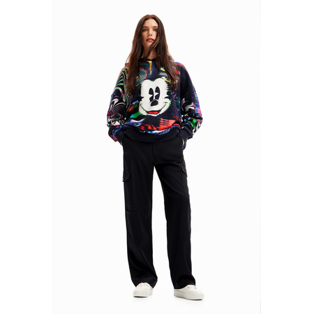 Desigual Oversize Mickey Mouse Sweatshirt "Black"