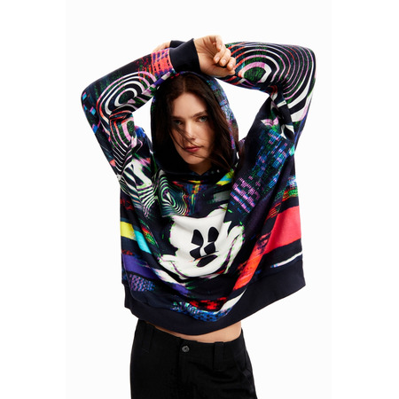 Desigual Oversize Mickey Mouse Sweatshirt "Black"