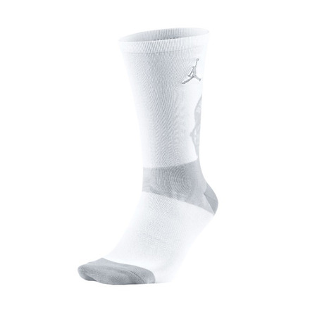 Jordan 4 Crew Sock (100/white/wolf grey)