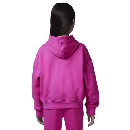 Jordan Girls Brooklyn Essentials Pullover Hoodie "Fire Pink"