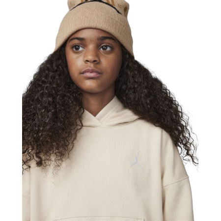 Jordan Girls Brooklyn Essentials Pullover Hoodie "Legend LT Brown"