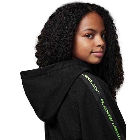 Jordan Girls JFG Dri-FIT Sport Pollover Hooodie "Black"