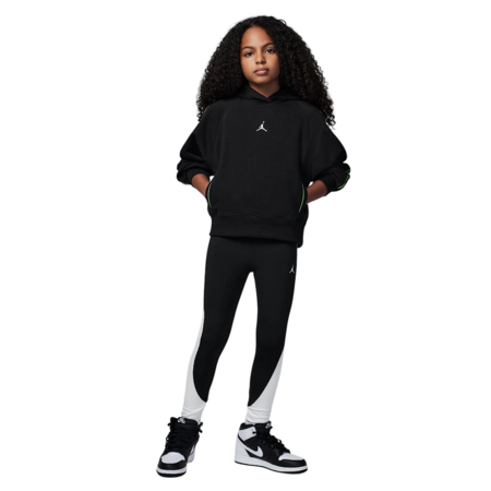 Jordan Girls JFG Dri-FIT Sport Pollover Hooodie "Black"