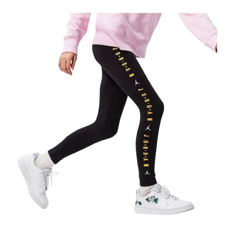 Jordan Girls Jumpman High-Rise Leggings "Black/Gold"