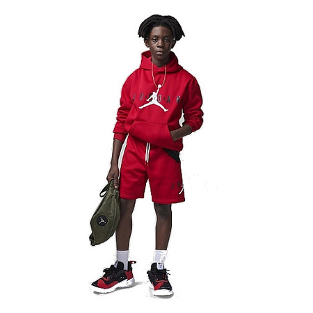 Jordan Kids Jumpman Logo Sustainable Fleece Shorts ''Red''