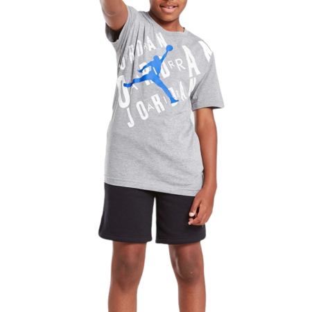 Jordan Kids Box Throwback Tee "Carbon"